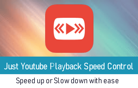 Video Speed Controller - Video Speed, extension banner