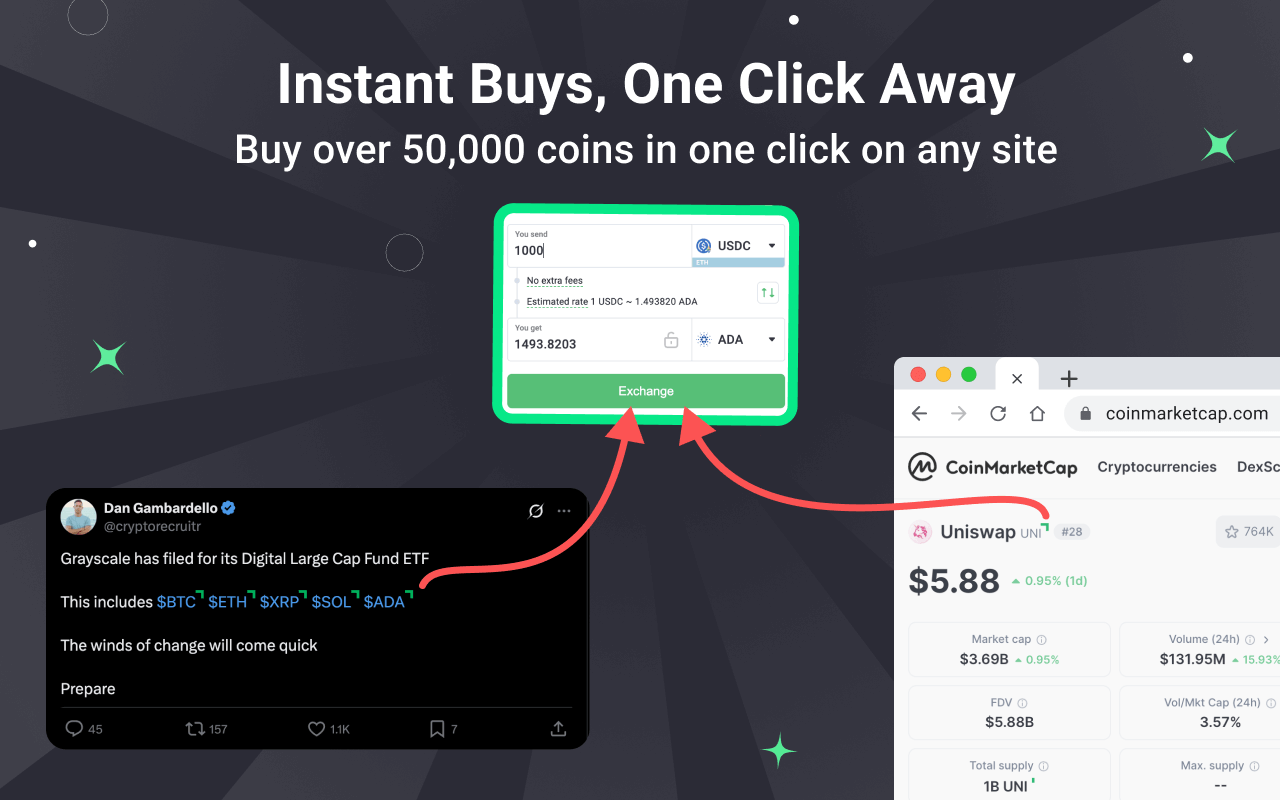 ChangeNOW+ screenshot showing crypto swap functionality 3